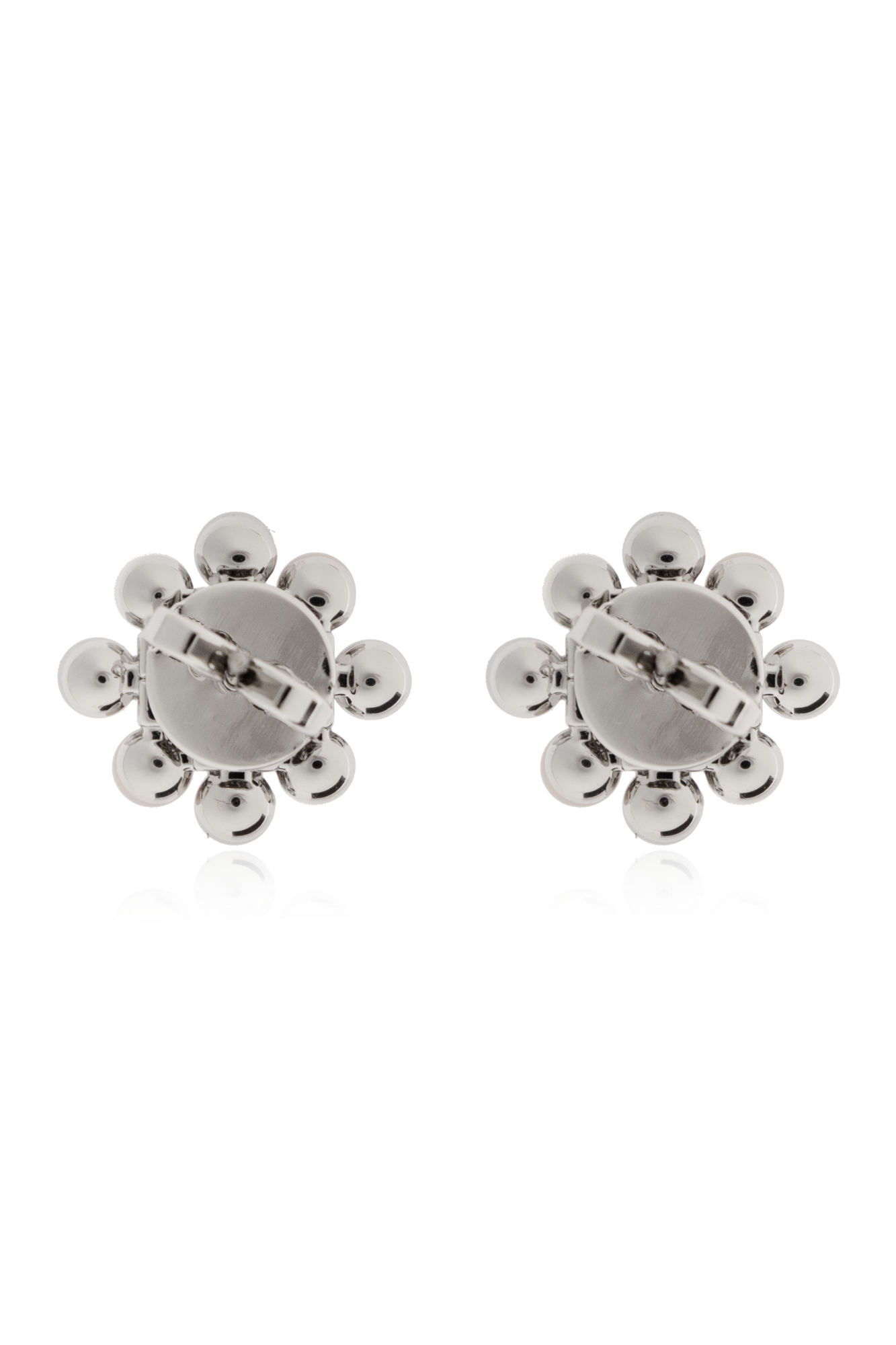 【送料&関税込】Tory Burch Silver Brass Earrings With Logo Silver Brass earrings Tory Burch - Vitkac AS